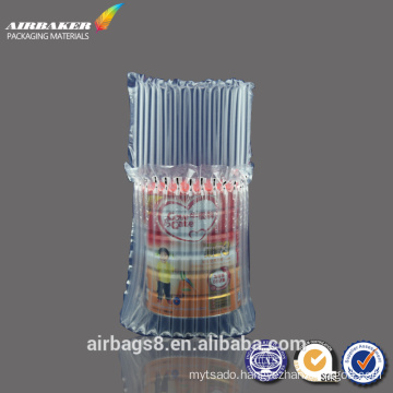 Low price hot selling promotional inflatable air packing bag for milk powder can